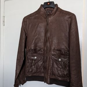 Leather Jacket, men's size m, like new